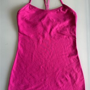 Lululemon Athletica Fuchsia Strappy Tank Top